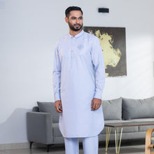 Load image into Gallery viewer, MENS EMBROIDERY KABLI-LIGHT BLUE
