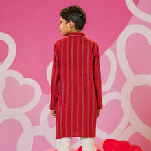 Load image into Gallery viewer, BOYS BASIC PANJABI -RED
