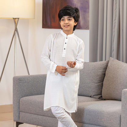 Boys White Panjabi