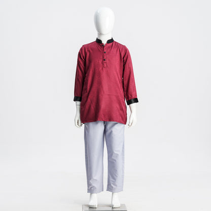 Boys Maroon Panjabi