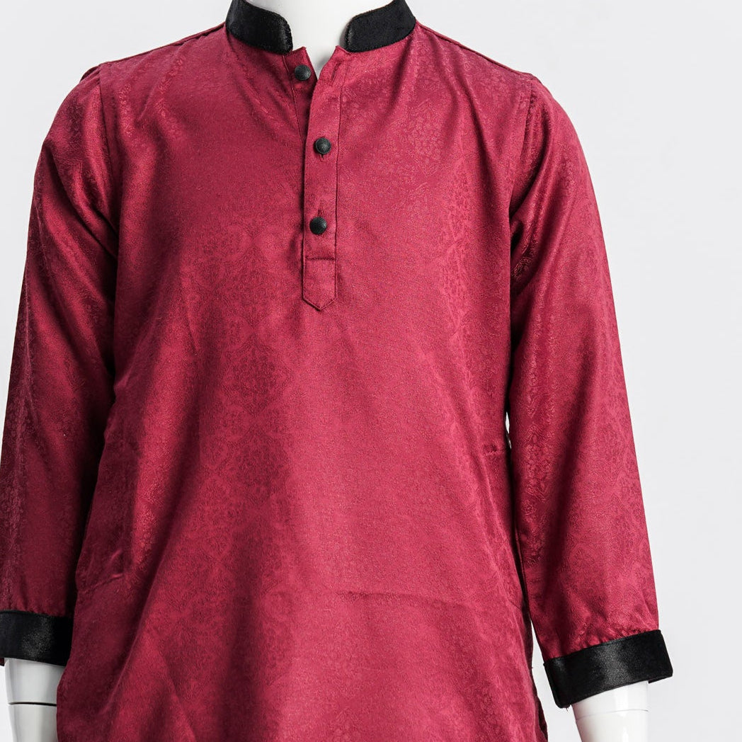 Boys Maroon Panjabi