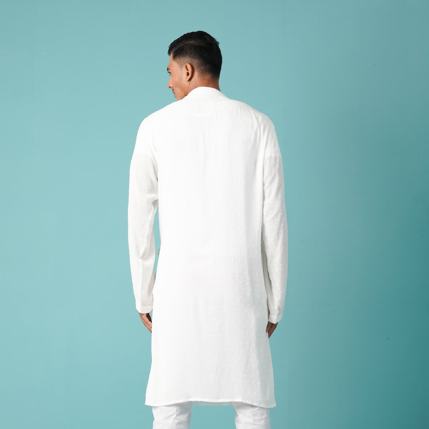 Mens Basic Panjabi-White