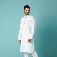 Load image into Gallery viewer, MENS BASIC PANJABI-Sapphire
