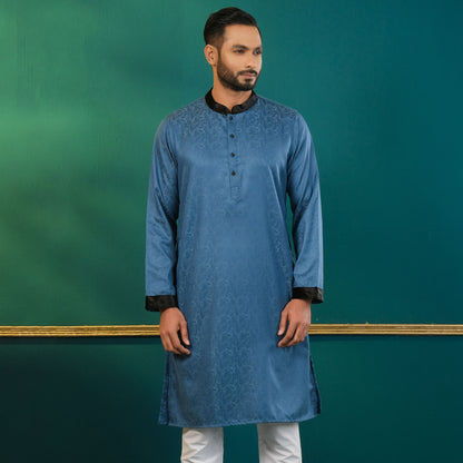 Men’s Teal Basic Panjabi