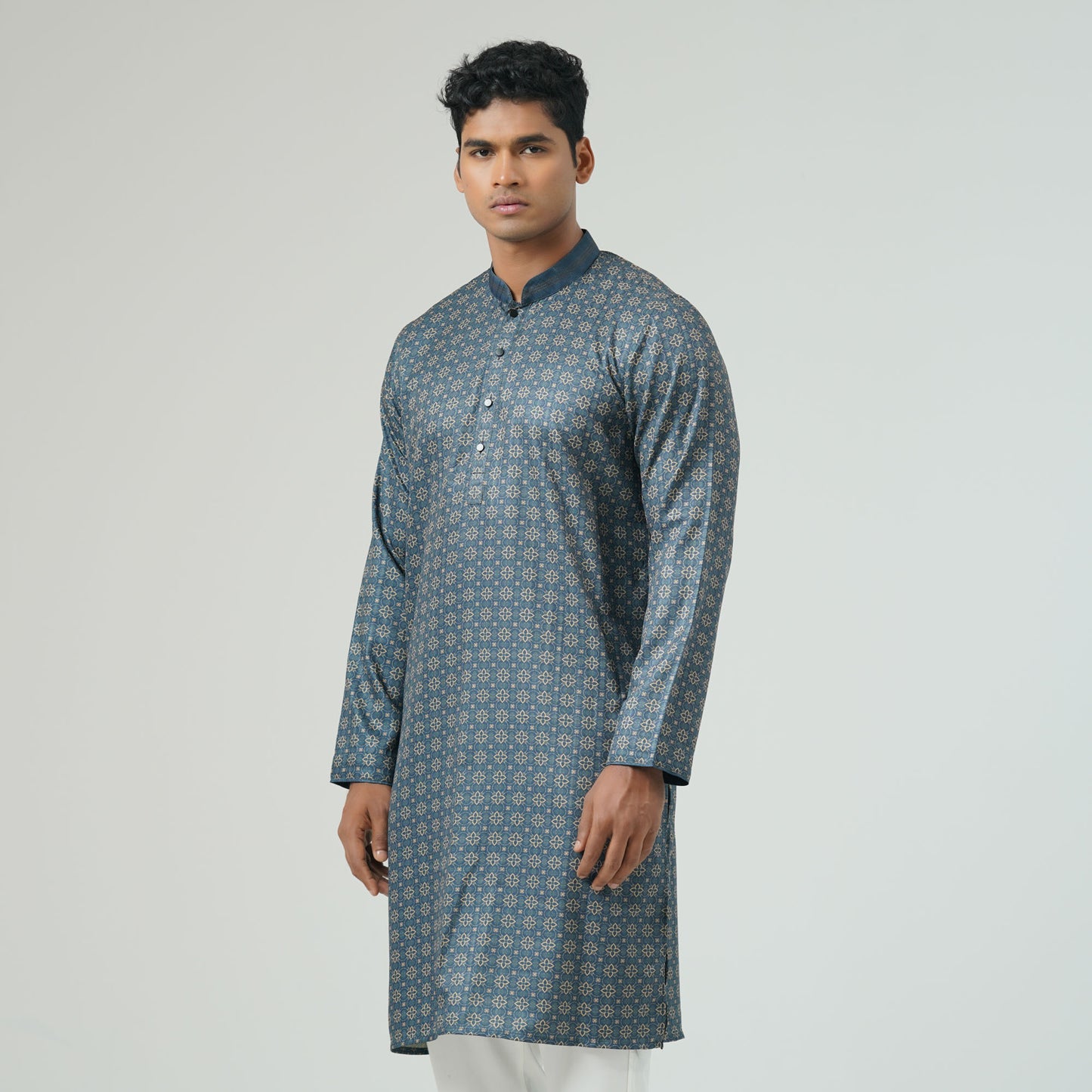 Mens Basic Green Panjabi