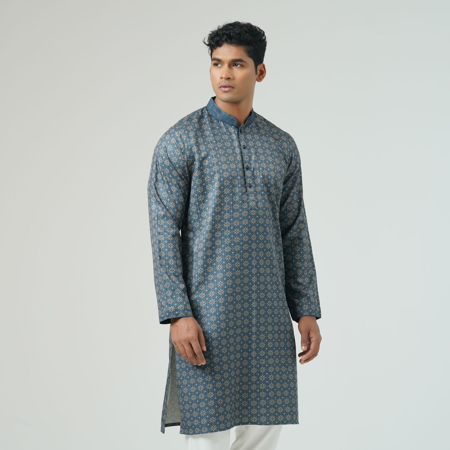 Mens Basic Green Panjabi