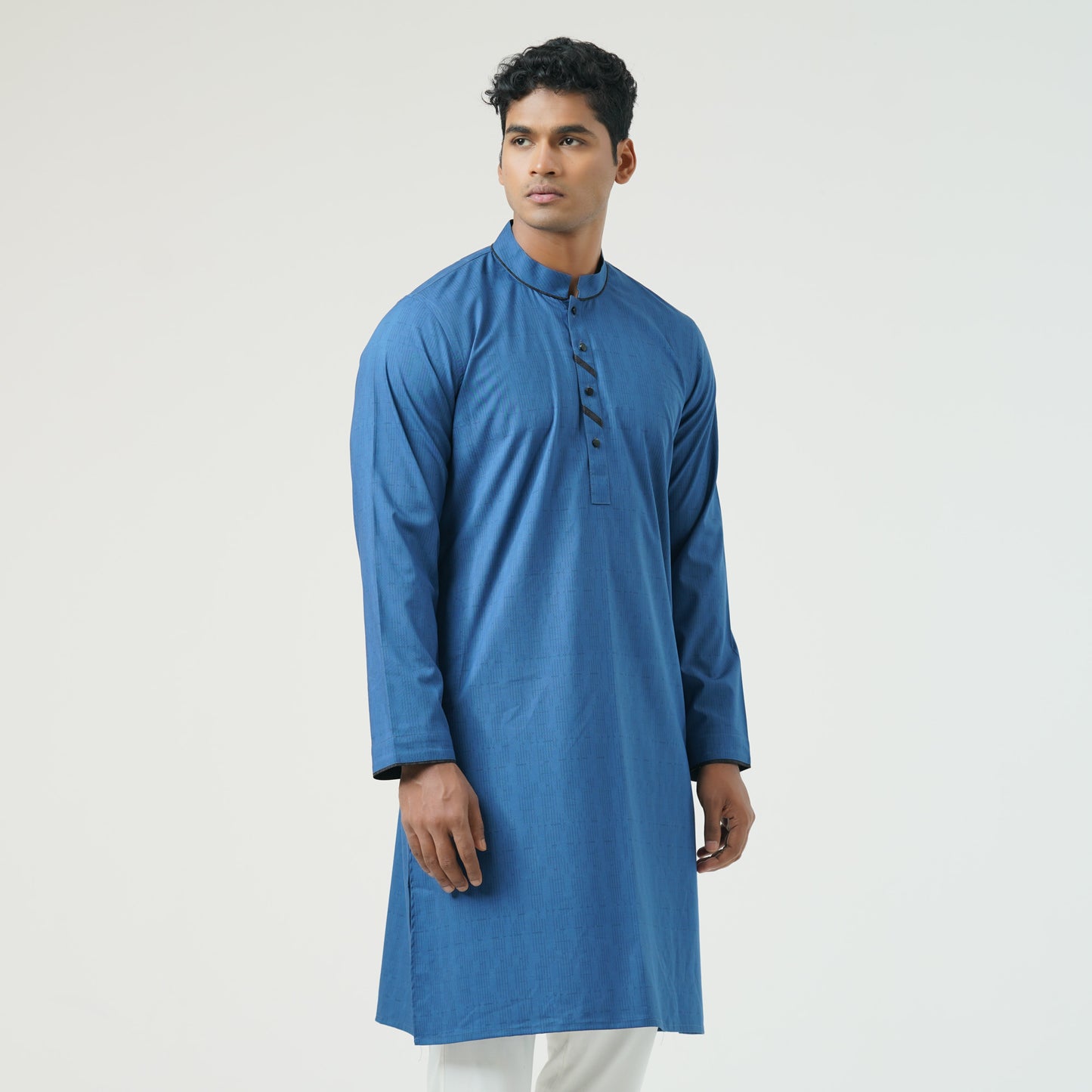 Mens Navy Basic Panjabi