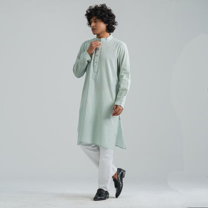 Men's Pale Green Panjabi