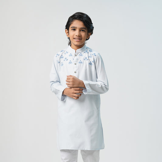 Boys Light Sky-Blue Panjabi