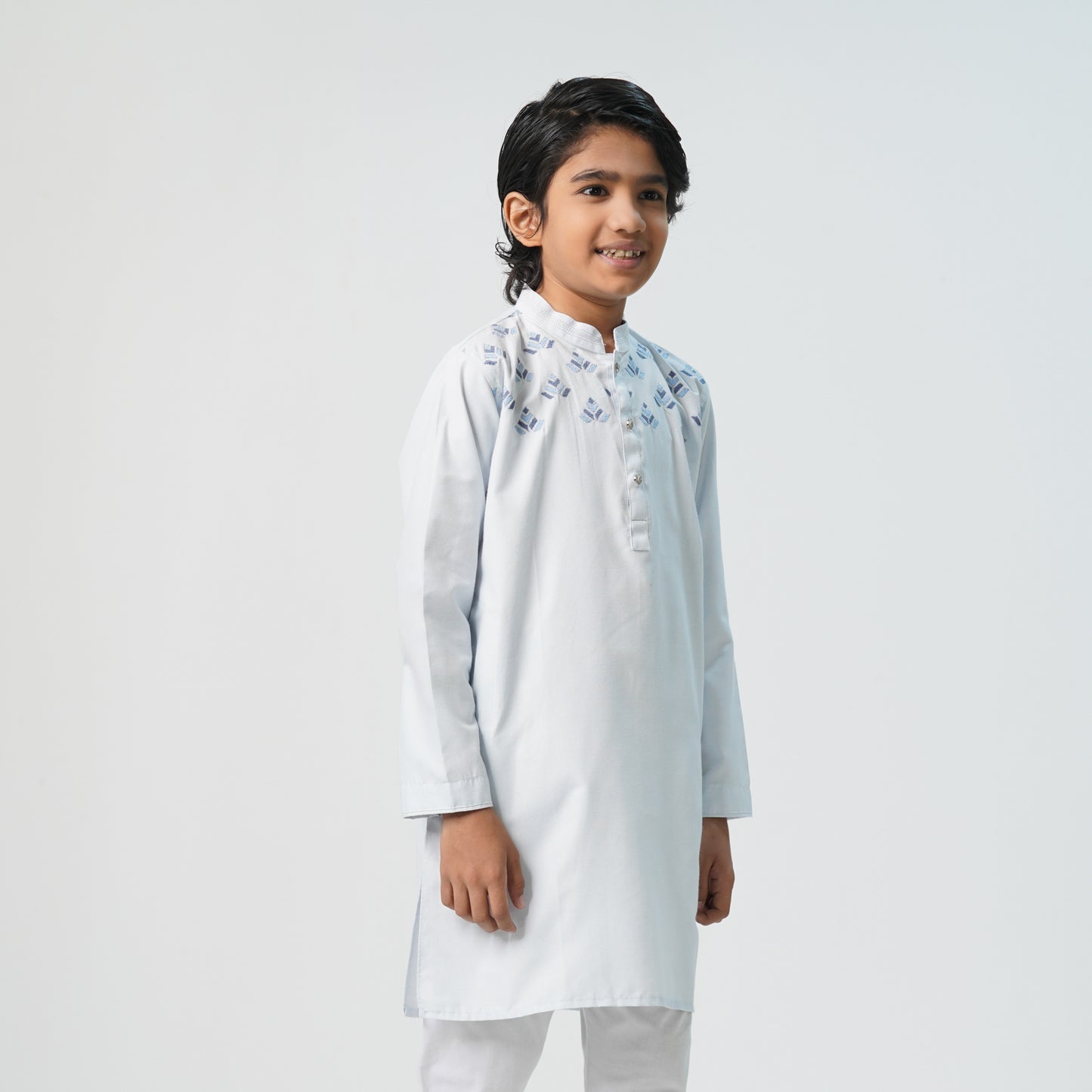 Boys Light Sky-Blue Panjabi