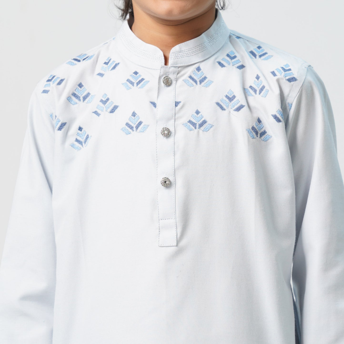 Boys Light Sky-Blue Panjabi