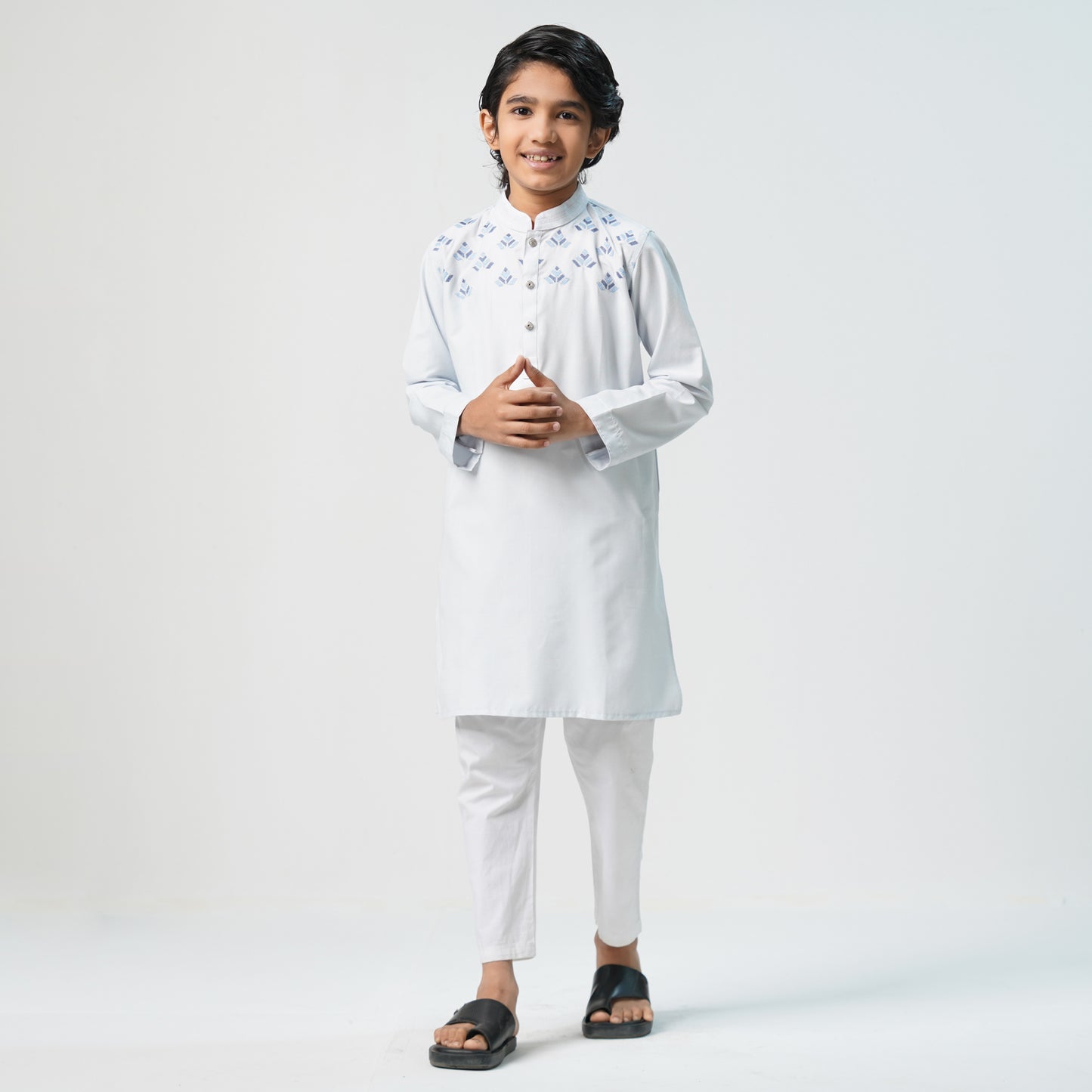 Boys Light Sky-Blue Panjabi