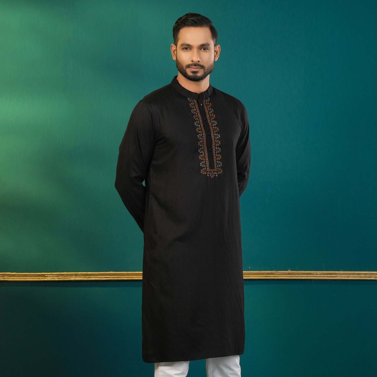 Mens BlackTraditional Panjabi