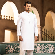 Load image into Gallery viewer, Men’s White Zardosi Panjabi
