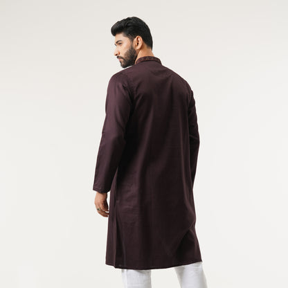 Mens Coffee Karchupi Panjabi