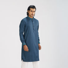 Load image into Gallery viewer, Men&#39;s Dark Teal Premium Panjabi
