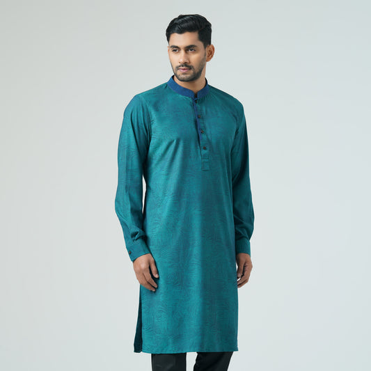 Mens Green Premium Panjabi