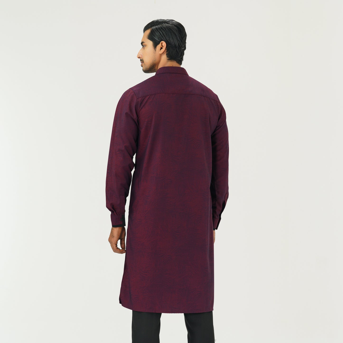 Mens Maroon Panjabi