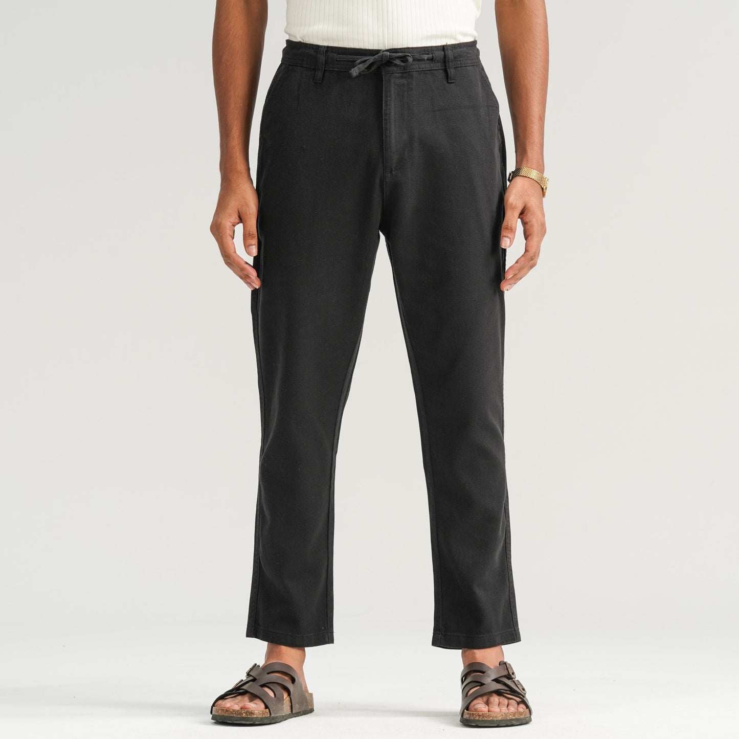 Mens Black Pant Pajama