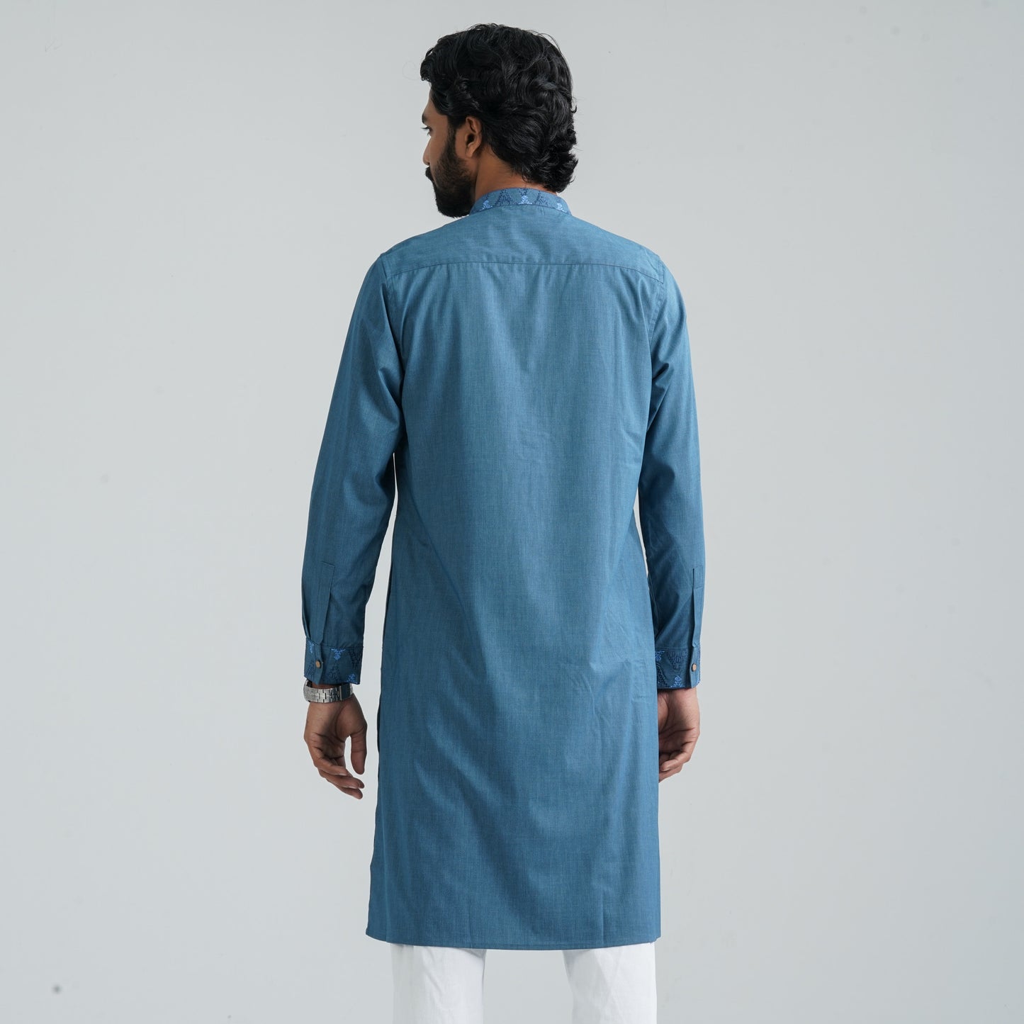 Men’s Dark Teal Premium Panjabi