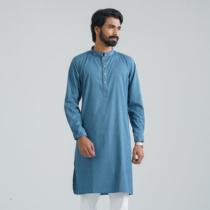 Men’s Dark Teal Premium Panjabi