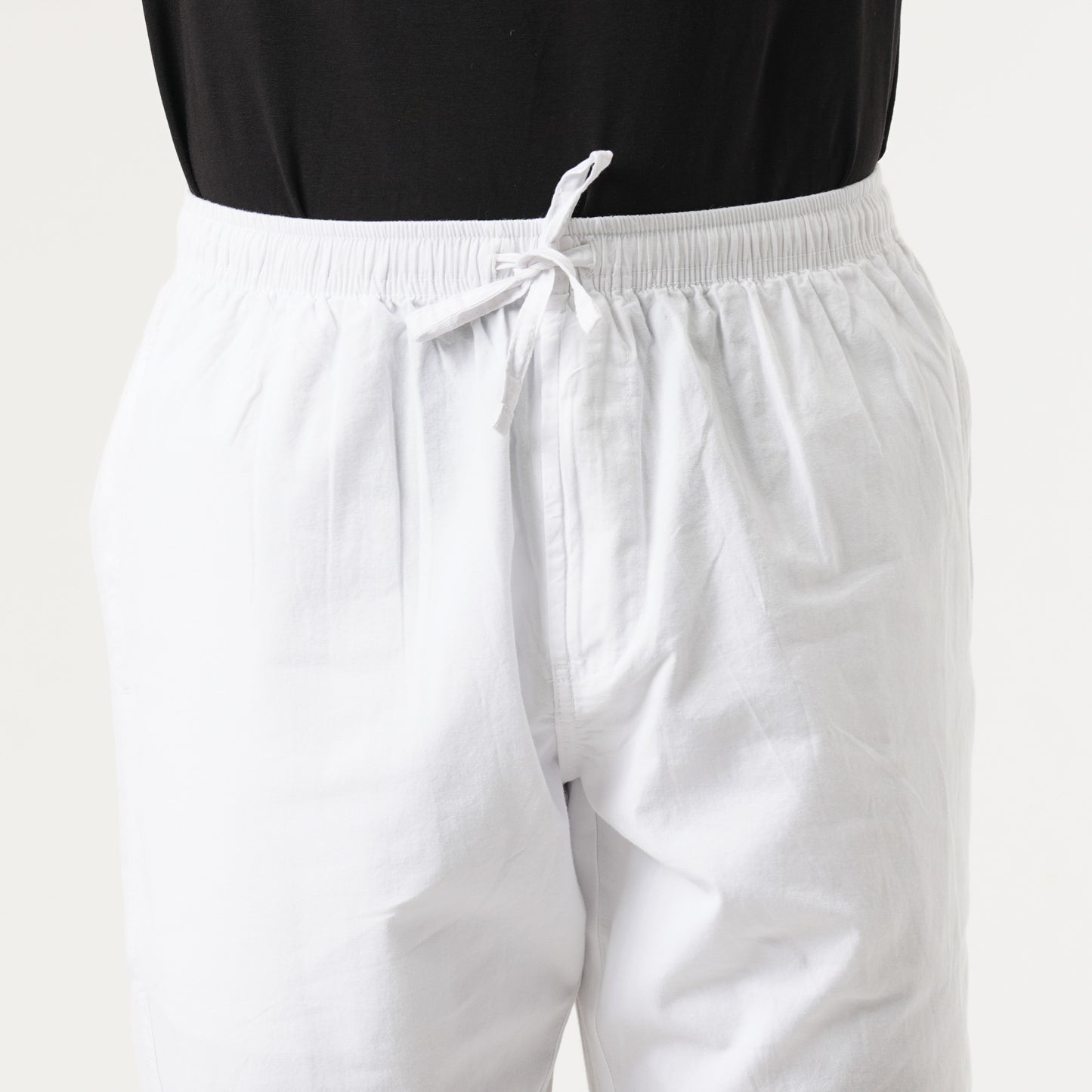 Mens White Trouser Pajama