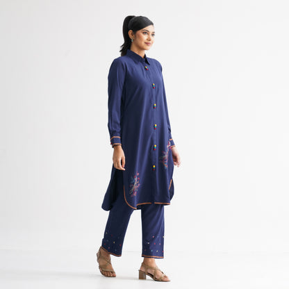 Women’s Navy Two-Piece Set
