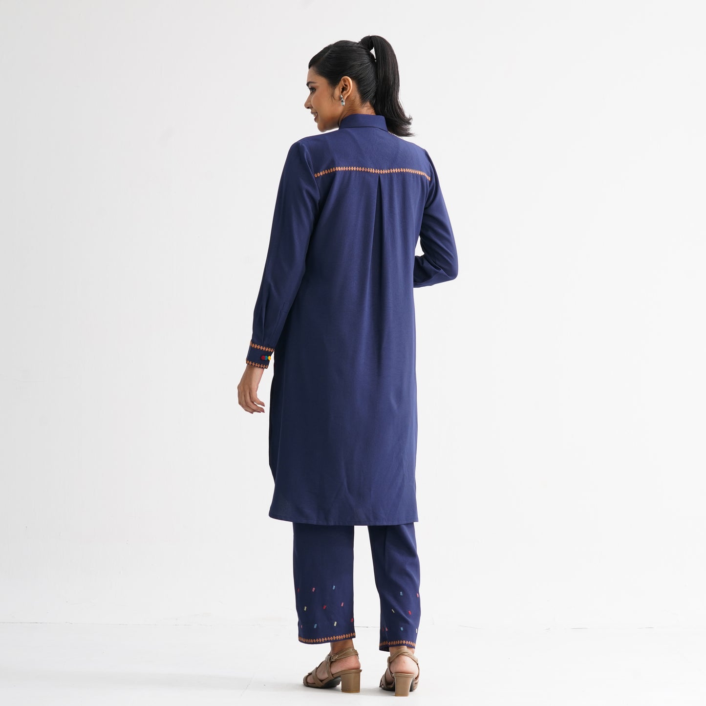 Women’s Navy Two-Piece Set