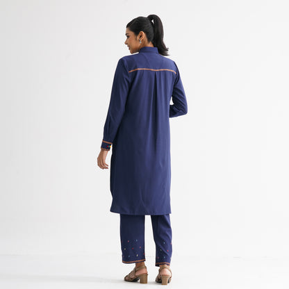 Women’s Navy Two-Piece Set