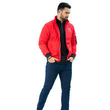 Load image into Gallery viewer, MENS BOMBER JACKET- MAROON
