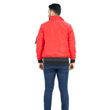 Load image into Gallery viewer, MENS BOMBER JACKET- MAROON
