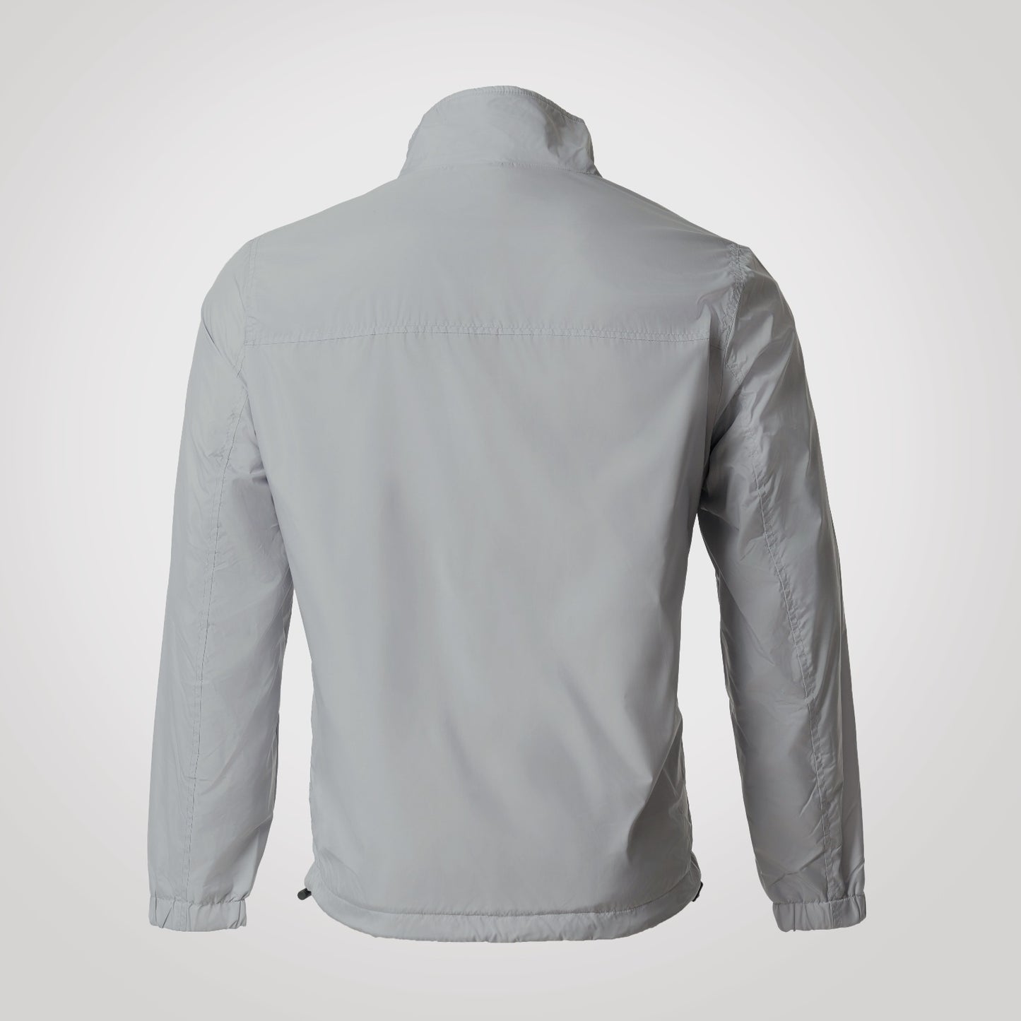 Mens Grey Windbreaker