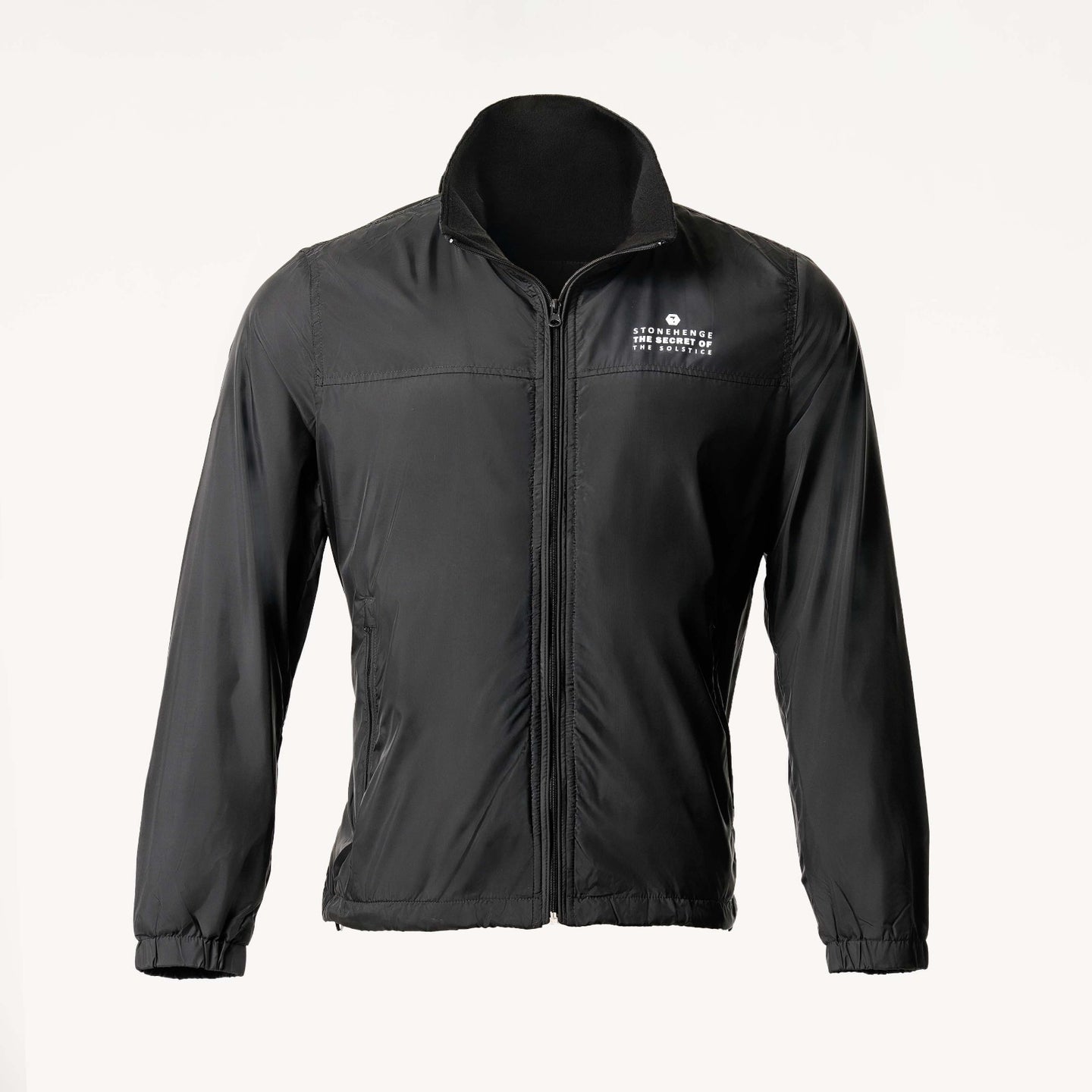 Mens Black Windbreaker