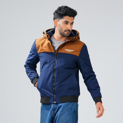 Mens Navy & Khaki Windbreaker