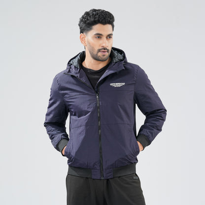Mens Navy Windbreaker