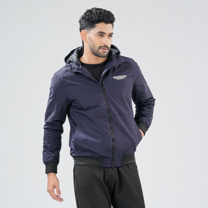 Mens Navy Windbreaker