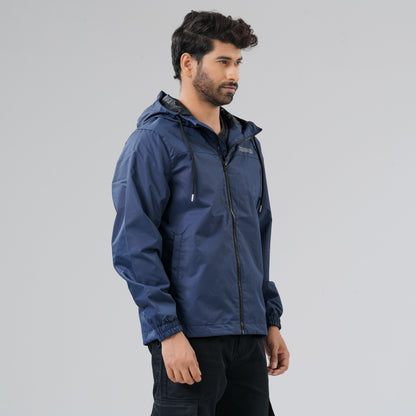 Mens Navy Windbreaker