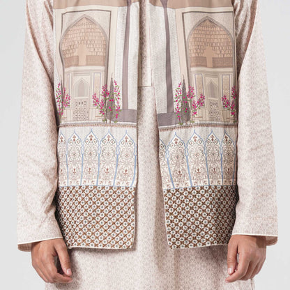 Men's Blended Cotton Panjabi Set