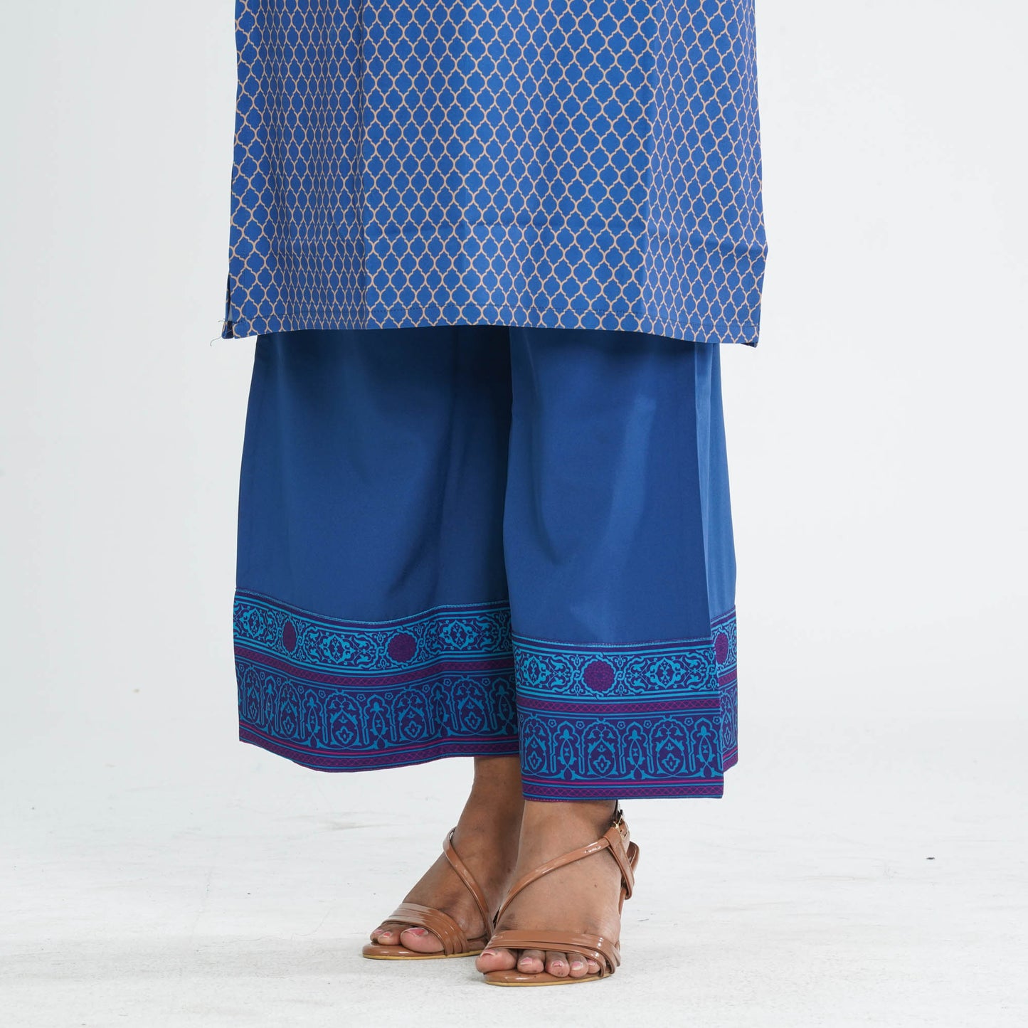 Women's Blended Silk Two Piece Set