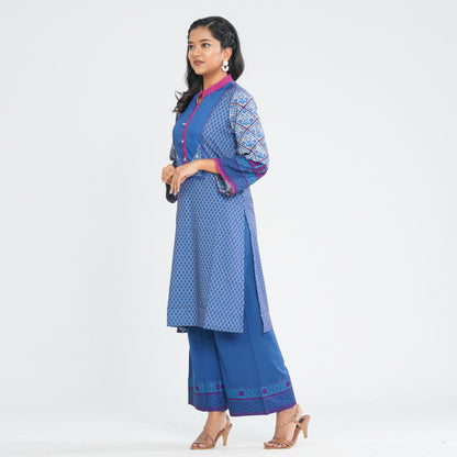 Women's Blended Silk Two Piece Set