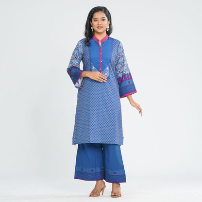Women's Blended Silk Two Piece Set