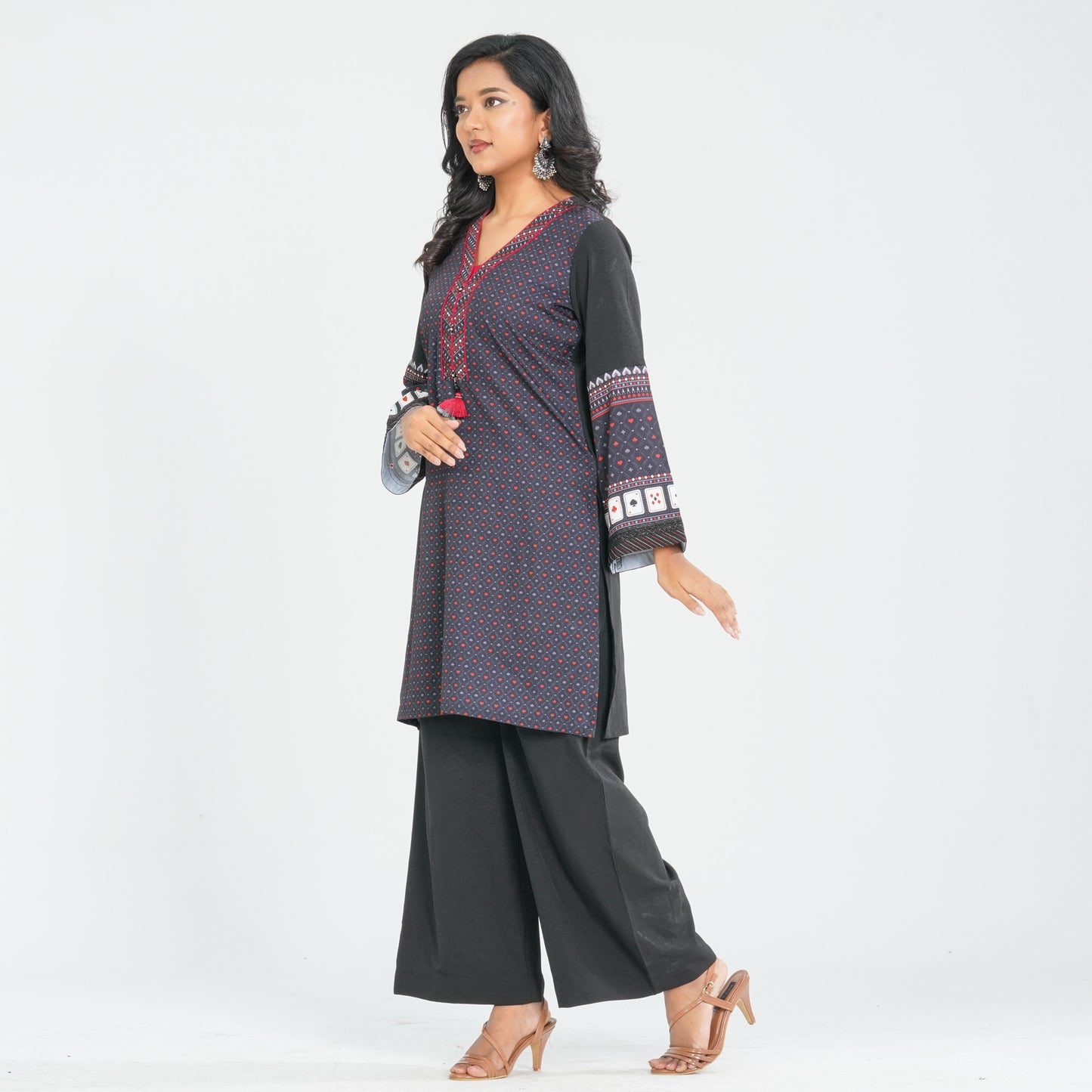 Women's Blended Silk Two Piece Set