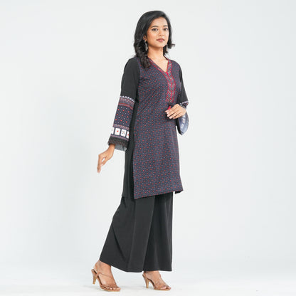 Women's Blended Silk Two Piece Set