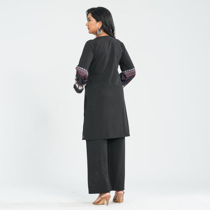 Women's Blended Silk Two Piece Set