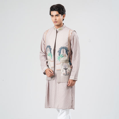Men's Blended Cotton Two Piece Set