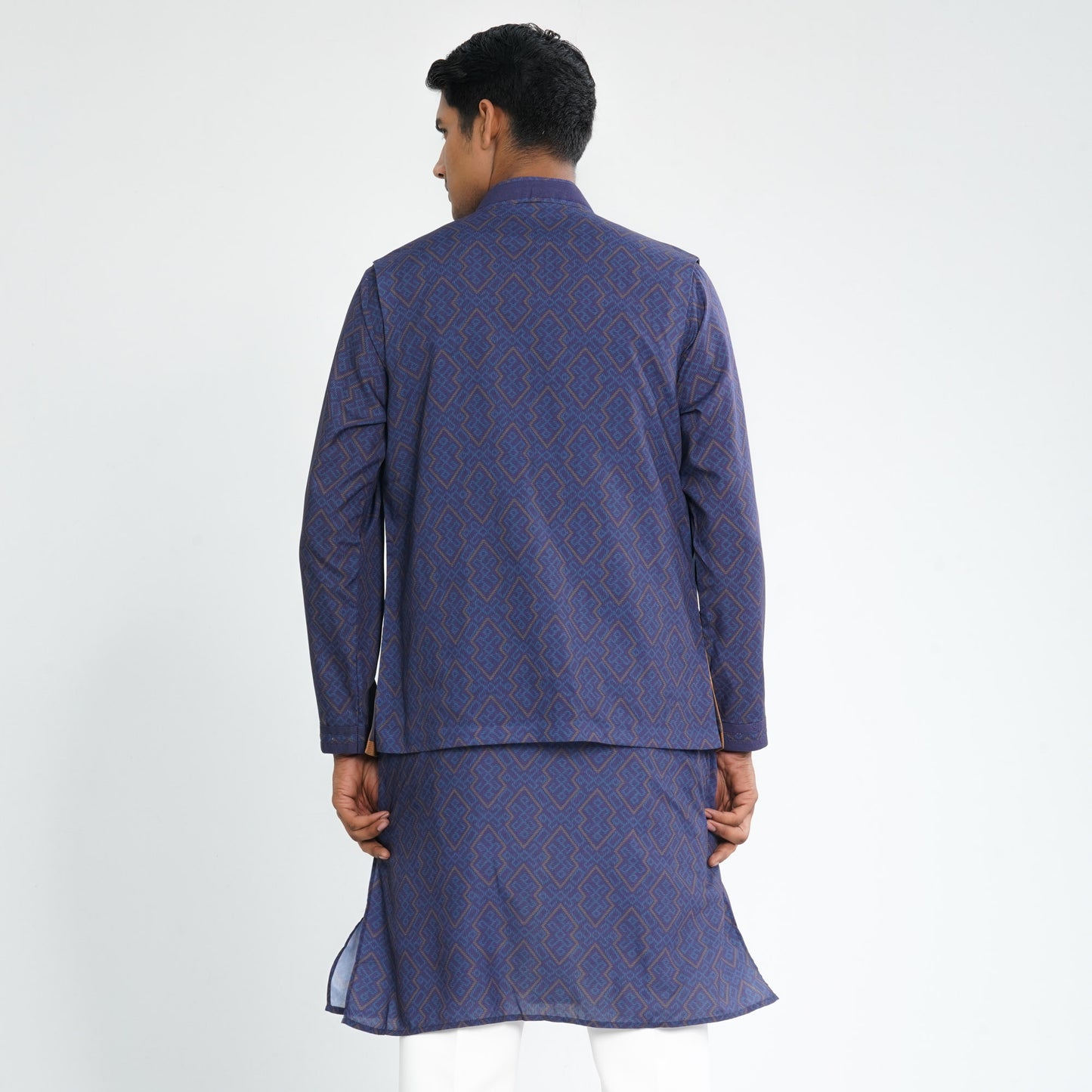 Men's Blended Cotton Two Piece Set