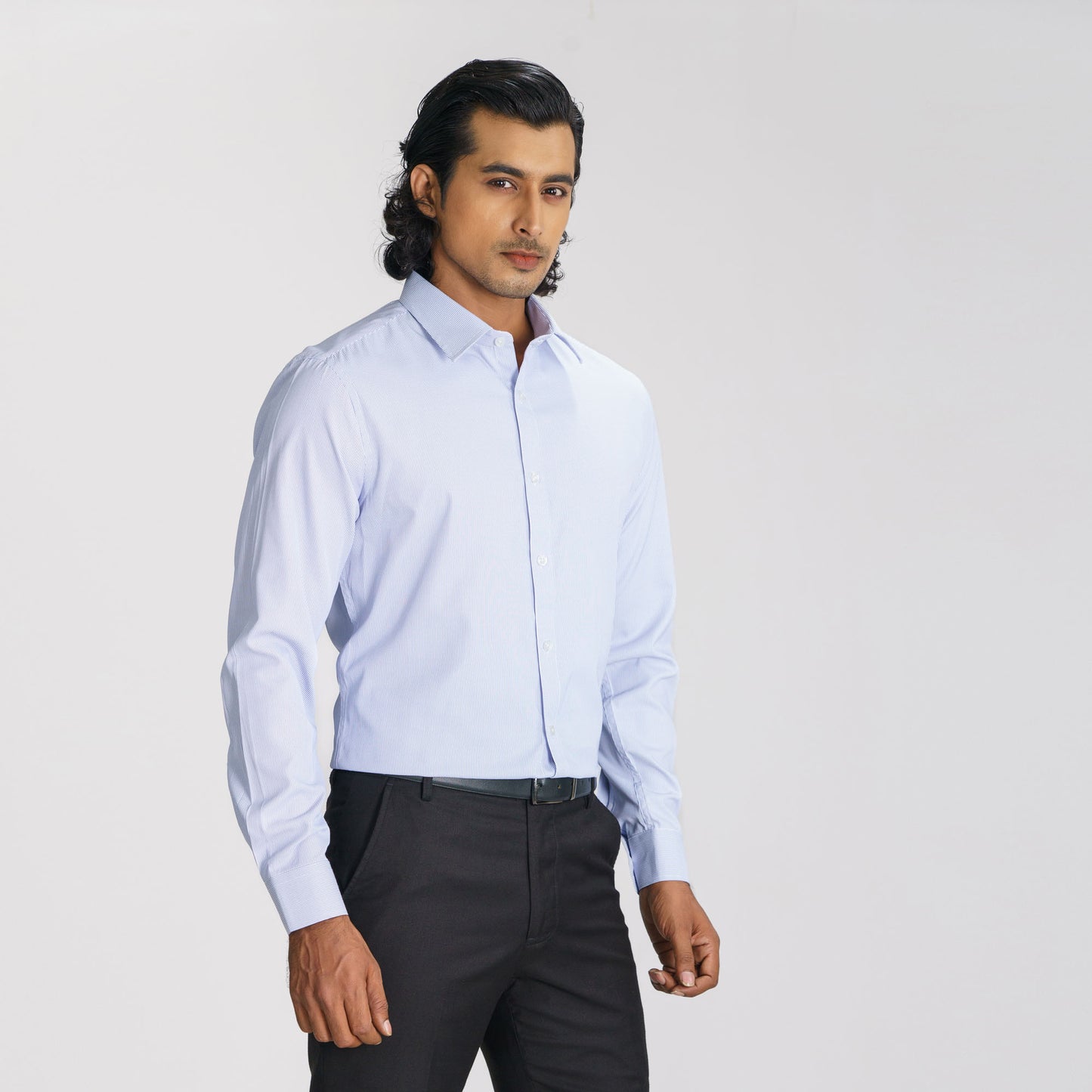 Mens Blue Formal Shirt