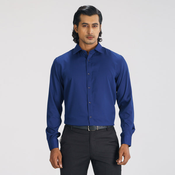 MENS FORMAL SHIRT-BLUE