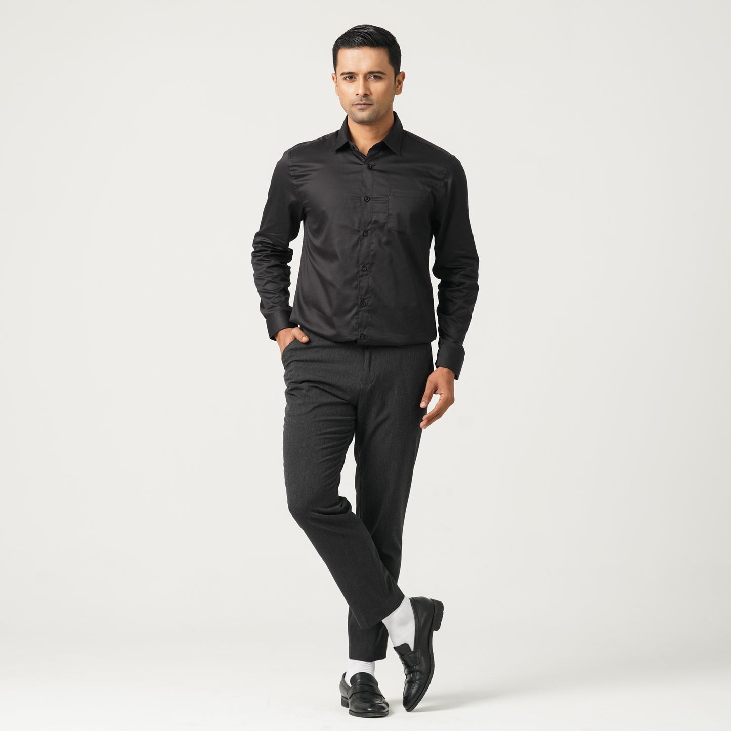 Men’s Satin Formal Shirt