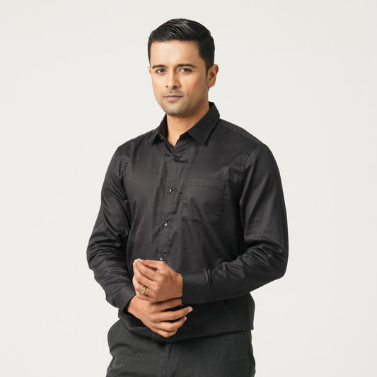 Men’s Satin Formal Shirt